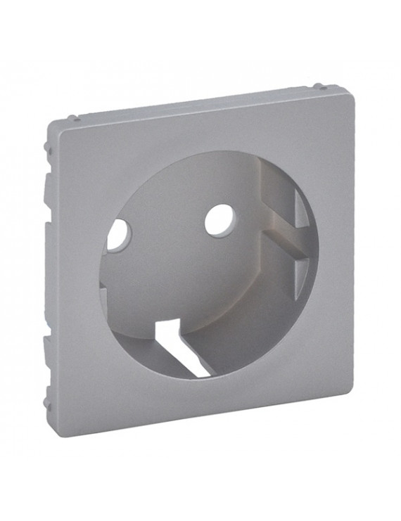 Legrand 755202 Valena Life InMatic aluminium 2P+F csatlakozóaljzat burkolat