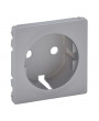 Legrand 755202 Valena Life InMatic aluminium 2P+F csatlakozóaljzat burkolat