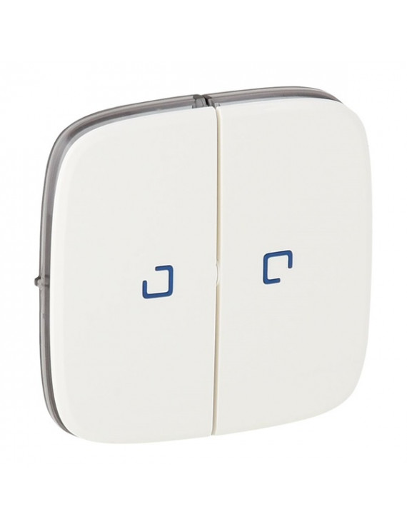 Legrand 755225 Valena Allure fényjelzős fehér kettős kapcsoló burkolat