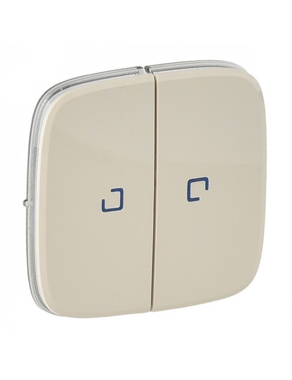 Legrand 755226 Valena Allure fényjelzős elefáncsont kettős kapcsoló burkolat