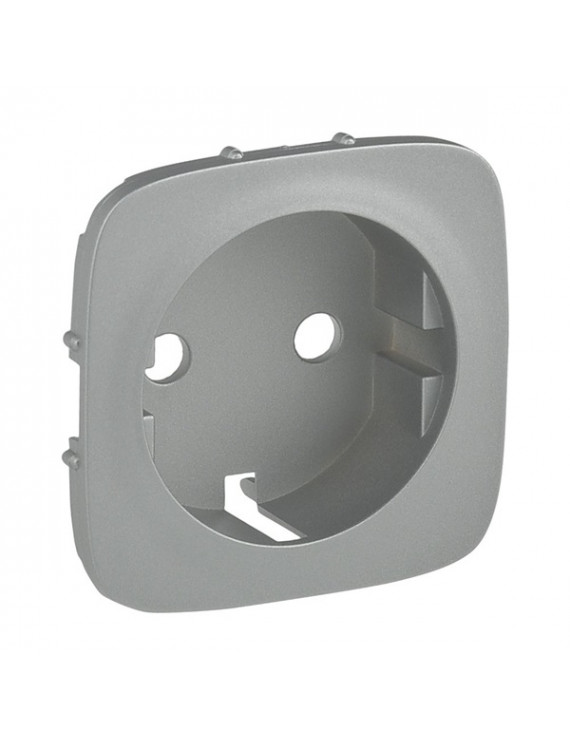Legrand 755257 Valena Allure 6mm2 burkolat alumínium 2P+F aljzat