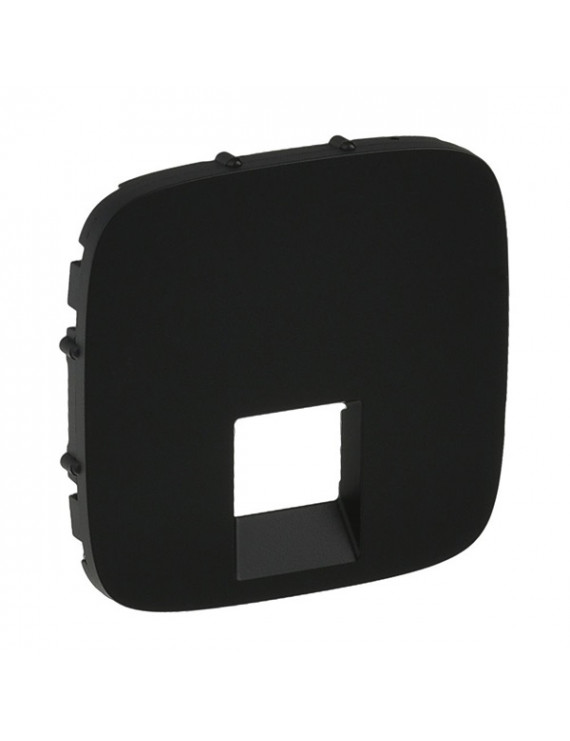 Legrand 755418 Valena Allure fekete RJ11/RJ45 aljzat burkolat