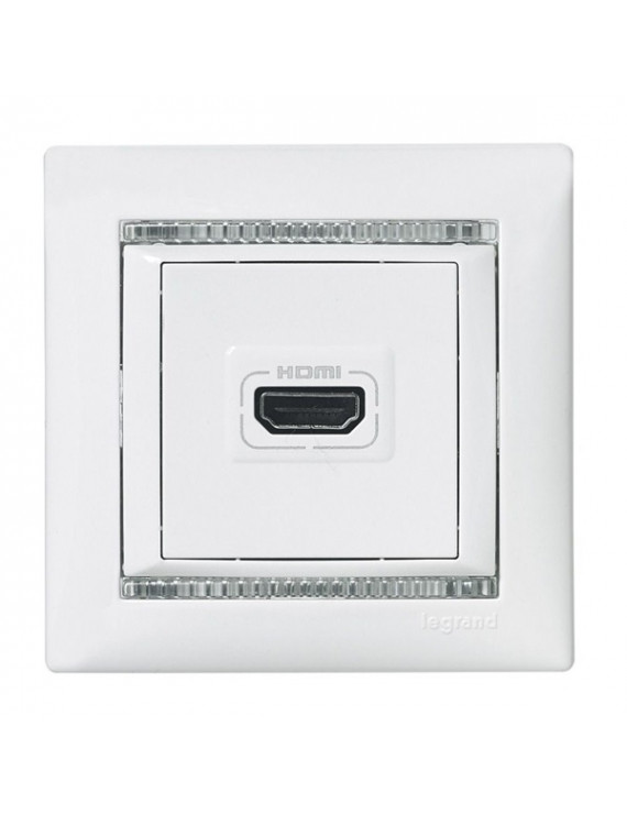 Legrand 770085 Valena fehér HDMI csatlakozó