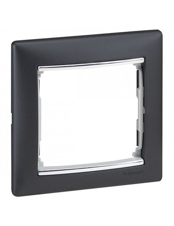 Legrand 770391 Valena fekete/ezüst 1-es keret keret