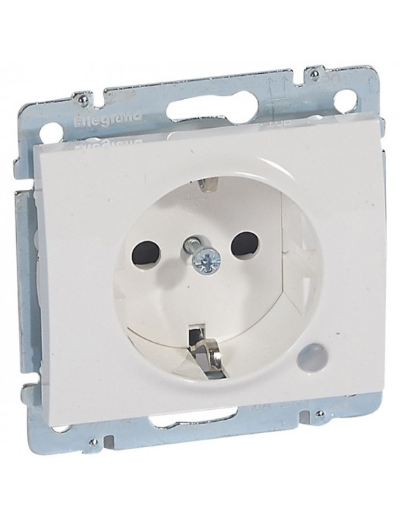 Legrand 771048 Galea Life gyermekvédelemmel irányfénnyel fehér 2P+F aljzat