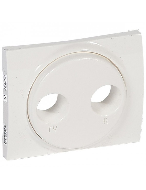 Legrand 771072 Galea Life fehér TV-RD antenna-csatlakozóaljzat burkolat