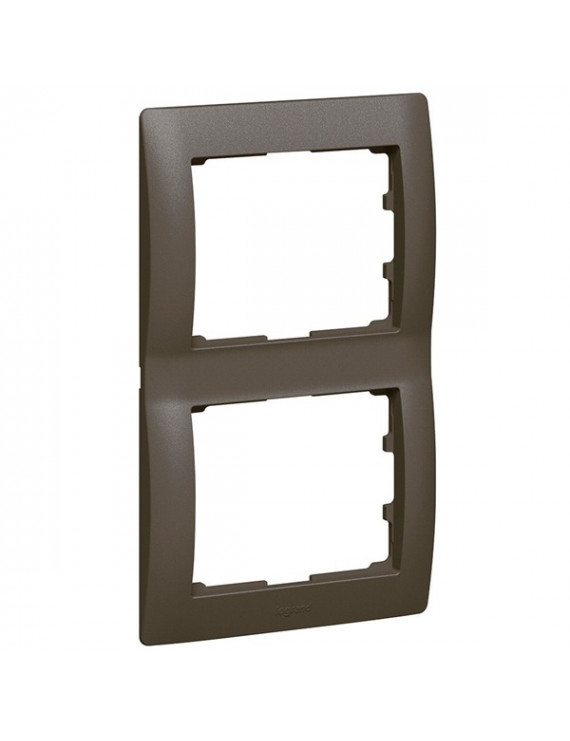 Legrand 771206 Galea Life függőleges mélybronz 2-es keret