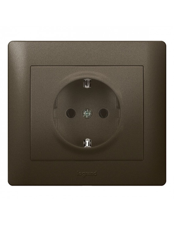 Legrand 771262 Galea Life rugós mélybronz 2P+F aljzat