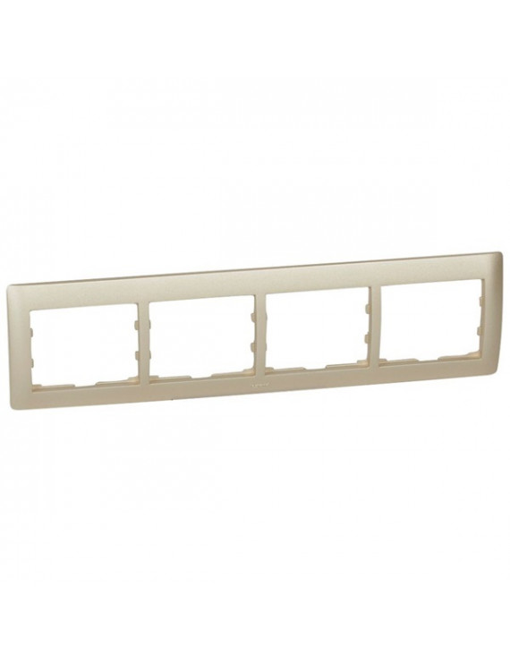 Legrand 771404 Galea Life vízszintes titánium 4-es keret