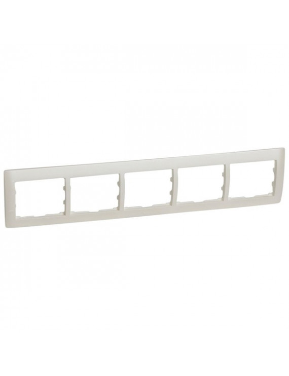 Legrand 771505 Galea Life vízszintes gyöngyház 5-ös keret