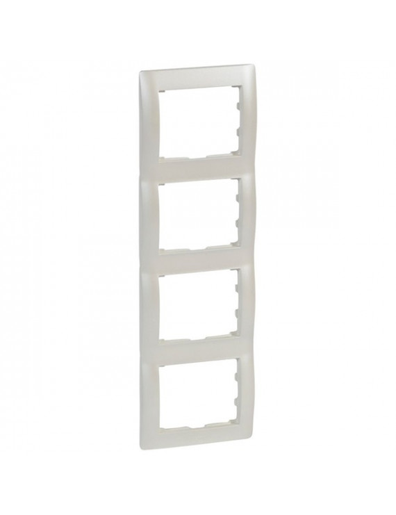 Legrand 771508 Galea Life függőleges gyöngyház 4-es keret