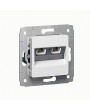 Legrand 773642 Cariva fehér 2XRJ45 Cat6 UTP csatlakozóaljzat