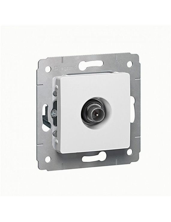 Legrand 773679 Cariva végzáró 10dB keret nélkül fehér TV aljzat