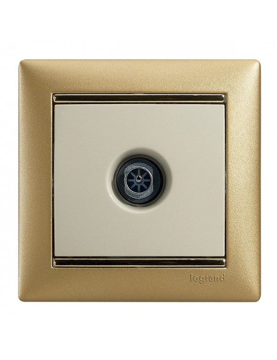 Legrand 774329 Valena végzáró 15dB elefántcsont TV antenna-csatlakozóaljzat