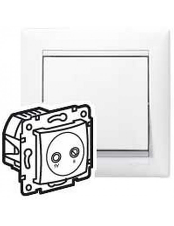 Legrand 774433 Valena végzáró 10dB fehér TV-RD antenna-csatlakozóaljzat