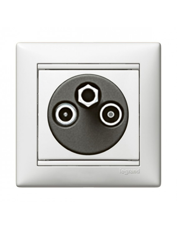 Legrand 774435 Valena végzáró 1,5dB fehér TV-RD-SAT antenna-csatlakozóaljzat