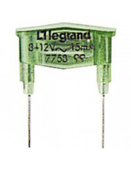 Legrand 775899 Legrand 8/12V 15mA zöld glimmlámpa