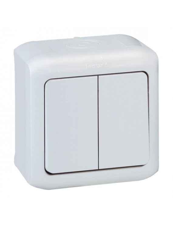 Legrand 782382 Forix 10 AX - 250 V szürke IP44 falon kívüli csillárkapcsoló