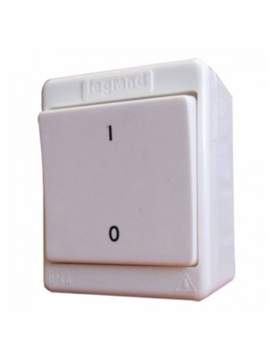Legrand 083902 KBI 2-102 ckv Kontállux IP44 fehér 2 pólusú kapcsoló