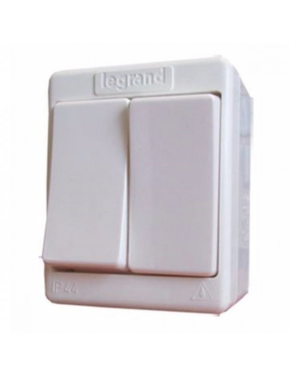 Legrand 083905 KBI 2-105 ckv Kontállux IP44 fehér csillár kapcsoló