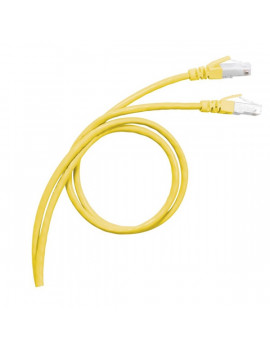 Legrand Cat6A (S/FTP) sárga 1 méter LCS3 árnyékolt patch kábel
