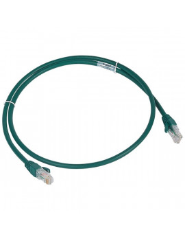 Legrand Cat6A (U/UTP) zöld 1 méter LCS3 árnyékolatlan patch kábel