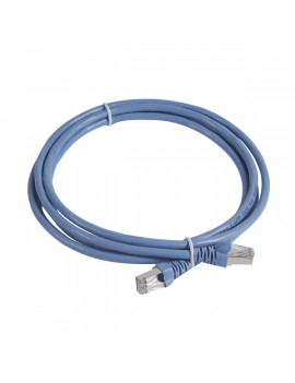 Legrand Cat6 (F/UTP) világos kék 2 méter Linkeo árnyékolt patch kábel