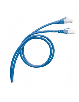 Legrand Cat6 (S/FTP) kék 3 méter LCS3 árnyékolt patch kábel