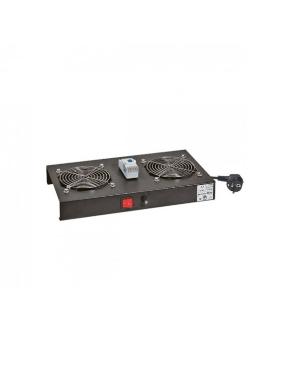 Legrand EC2V 2 ventilátoros tetőventilátor és termosztát készlet Evoline álló szekrényhez
