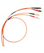 Legrand OM2 ST/SC (UPS) narancs multimódusú 2 méter duplex optikai patch kábel