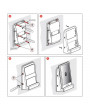 Legrand Program Mosaic indukciós töltő 1A+ USB töltőaljzat 2,4A