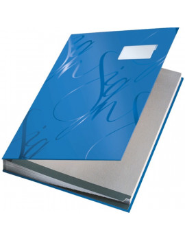 Leitz Design 18 részes kék aláírókönyv