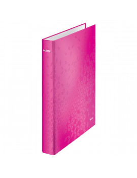 Leitz Wow A4 4 gyűrűs rózsaszín gyűrűskönyv