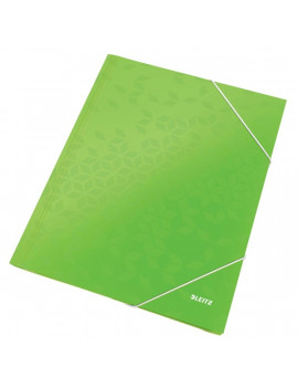 Leitz Wow A4 karton zöld gumis mappa