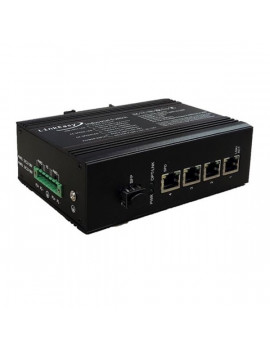 LinkEasy ipari switch 1xGbE SFP+4x10/100/1000BaseTX