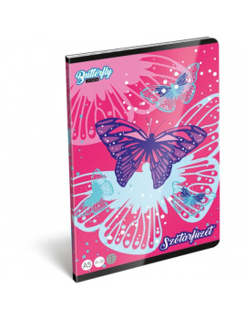 Lizzy Lollipop Butterfly 22970715 FSC A5 31-32 tűzött szótár füzet