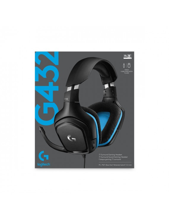 Logitech G432 7.1 USB gamer headset