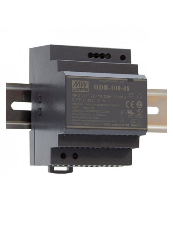 MEAN WELL HDR-100-24N 24V 4,2A 101W DIN sínre szerelhető tápegység