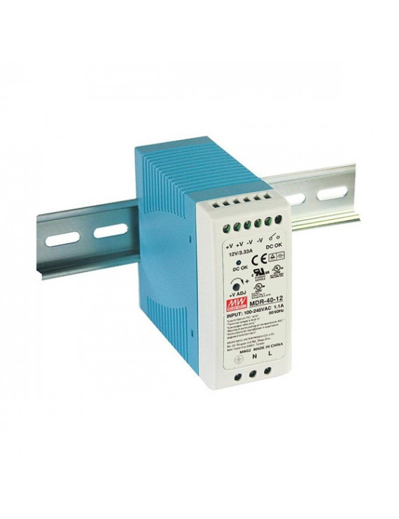 MEAN WELL MDR-40-5 5V 6A 30W DIN sínre szerelhető tápegység
