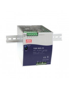 MEAN WELL TDR-960-24 24V 40A 960W DIN sínre szerelhető tápegység