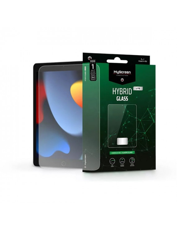 MSP LA-2124 iPad 10,2 2019/2021 Hybrid Glass Lite rugalmas üveg kijelzővédő fólia