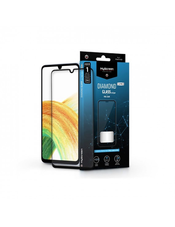 MSP LA-2162 Samsung A336B Galaxy A33 5G Diamond Glass Lite Edge2.5D edzett üveg képernyővédő