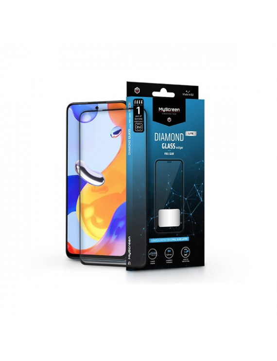 MSP LA-2166 Xiaomi Redmi Note 11 Pro/11 Pro+ Diamond Glass Lite Edge2.5D edzett üveg képernyővédő
