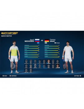 Matchpoint Tennis Championships Legends Edition PS5 játékszoftver