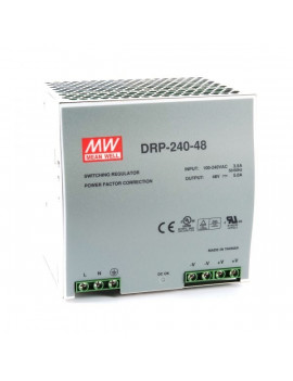 Mean Well DRP-240-48 48V 240W DIN Rail tápegység