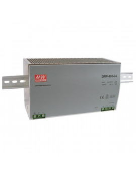 Mean Well DRP-480-24 24V 480W DIN Rail tápegység