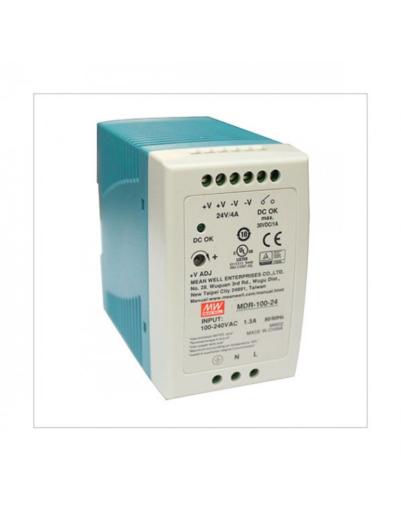 MEAN WELL MDR-100-24 24V 4A 96W DIN sínre szerelhető tápegység