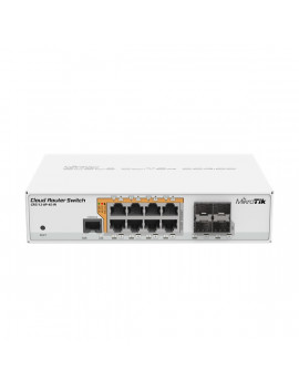 MikroTik CRS112-8P-4S-IN 8port GbE LAN PoE 4xSFP port Cloud Router Switch