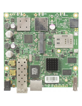 MikroTik RouterBOARD 922UAS-5HPacD 1xGbE LAN, USB, 1xSFP, miniPCIe, SIM slot, 5GHz 802.11 a/c beépített rádióval