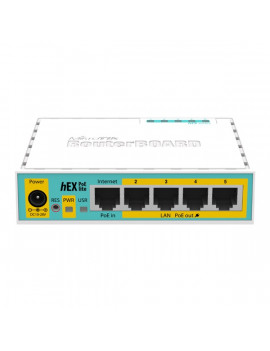 MikroTik hEX PoE lite RB750UPr2 L4 64MB 5x FE PoE port router